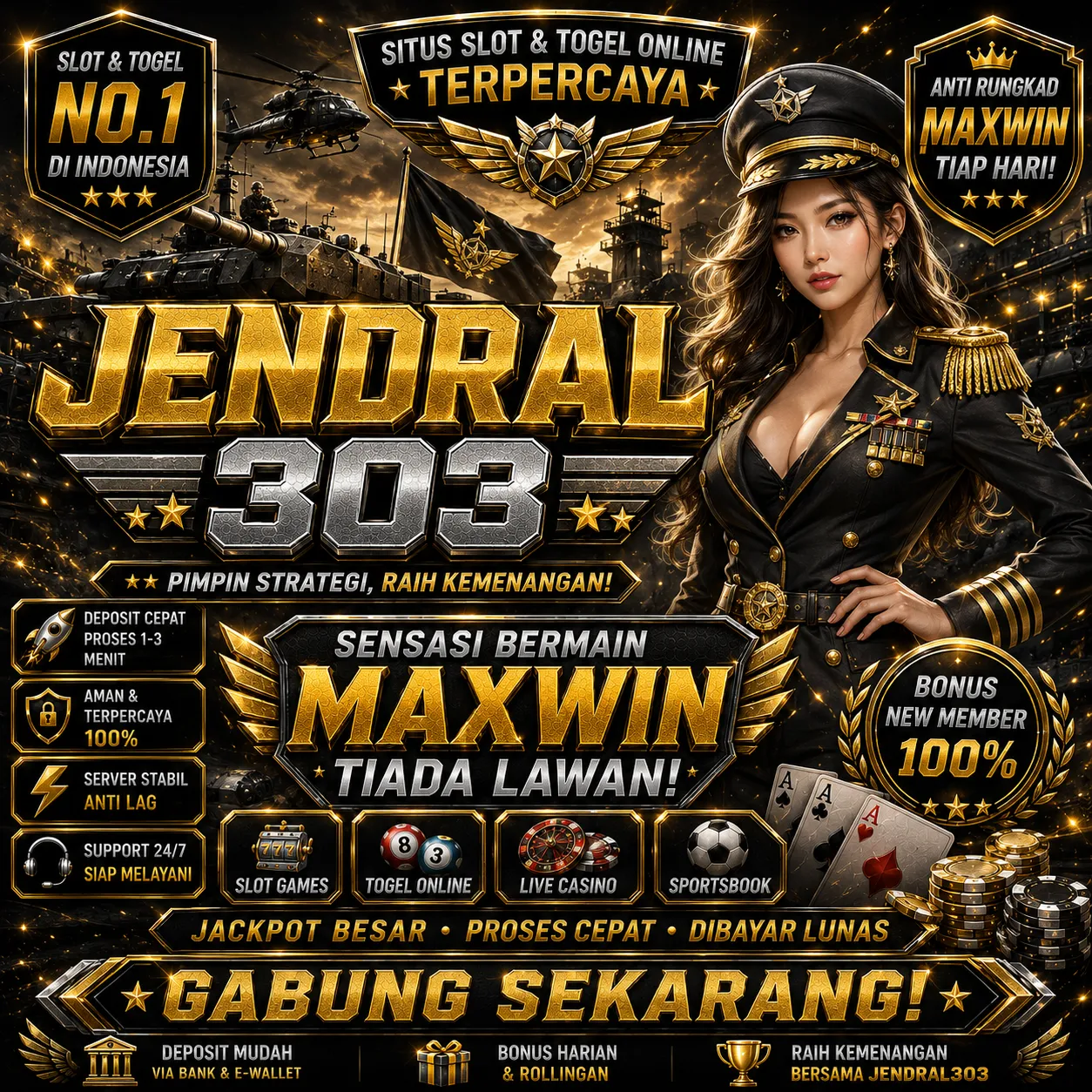 JENDRAL303Banner